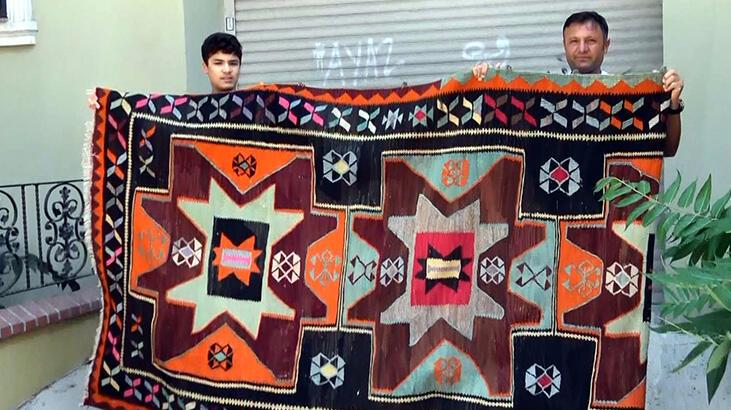 10 bin dolar değer biçilmişti! Çalınan 100 yıllık halı bulundu