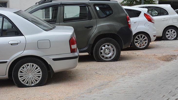 11 aracın lastiklerini kesti; ‘Alkollüydüm, hatırlamıyorum’ dedi