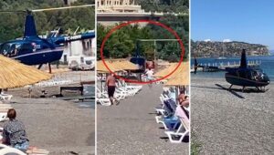 Marmaris’te helikopterin indiği plajdaki işletmeciler: Bir tane toz bile kalkmadı