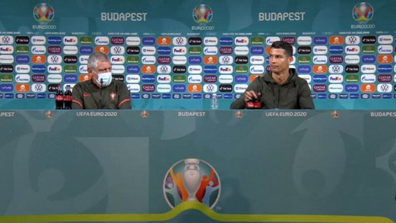 Ronaldo’ya Coca-Cola’ya tutumu sonrası ‘iki yüzlülük’ eleştirisi: “Geçmişte reklamlarında oynadı”