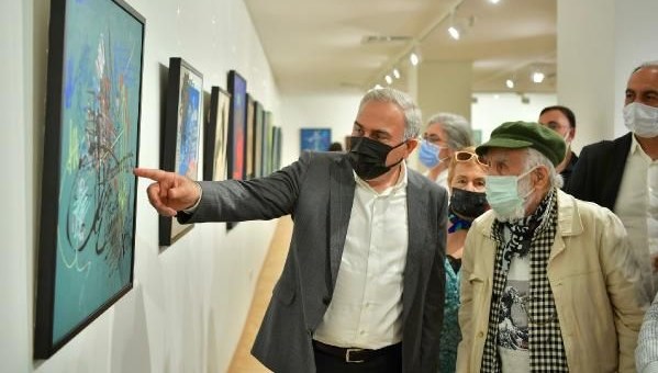 Sanatçı Etem Çalışkan’dan  ‘Aşk Olsun’ standı