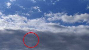 UFO sandı, meteoroloji balonu çıktı