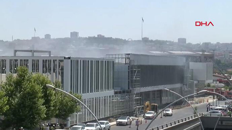 Ankara YHT Gar binası yakınlarında yangın: Vali Şahin’den açıklama