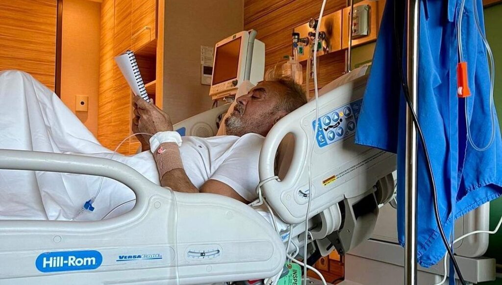 Beyin kanaması geçiren Mesut Akusta’dan ilk fotoğraf