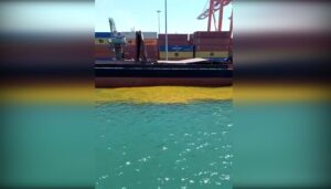 Denize kirli su bırakan gemiye 1 milyon 355 bin lira ceza