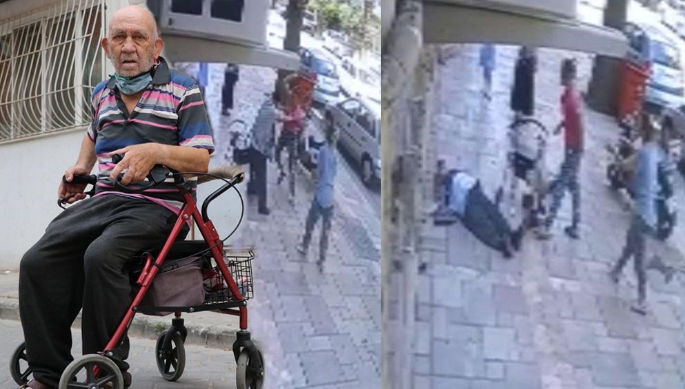 Denizli’de yavaş gitmesini söyleyen yürüme engelliye saldırı