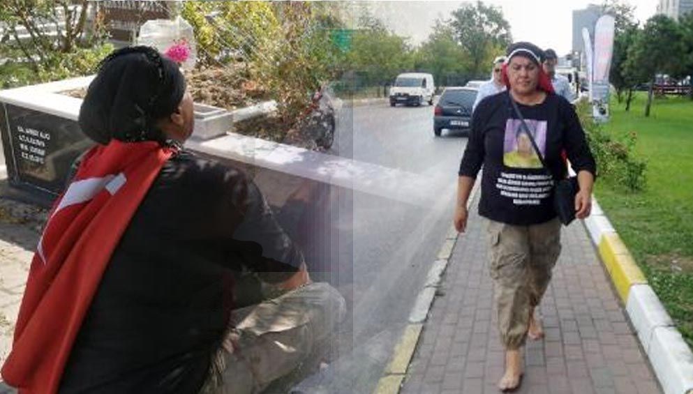 İstanbul’da annenin 20 kilometrelik çıplak ayaklı adalet yürüyüşü