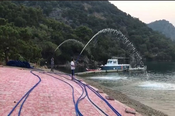 Orman yangınlarına karşı “Yangın Söndürme Sistemi” kuruldu