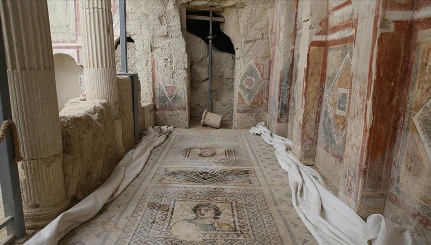 Zeugma’da 14 yıllık emekle ortaya çıkarılan ‘Muzalar Evi’ ziyarete açılacak