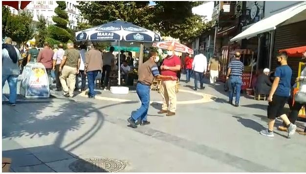 5 saatte 400 TL toplayan dilenci, bu kez zabıtaları görünce kaçtı