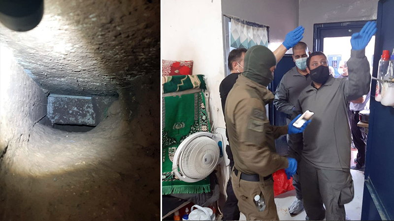 6 Filistinli mahkum, İsrail hapishanesinden tünel kazarak kaçtı