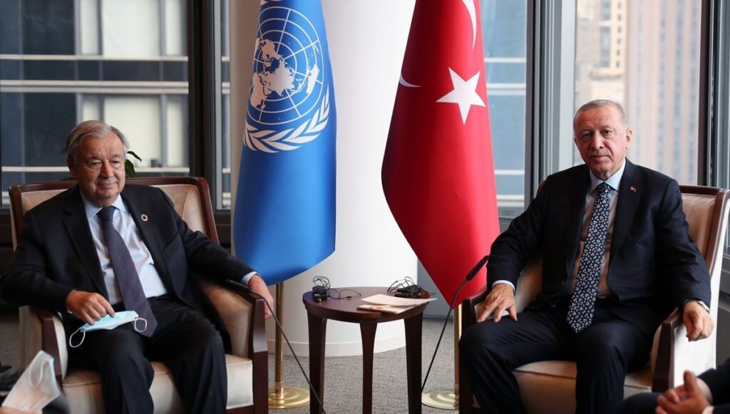 Cumhurbaşkanı Erdoğan, BM Genel Sekreteri Guterres ile görüştü
