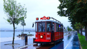 Ordu’da tekerlekli tramvay hattı kuruldu
