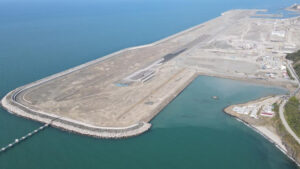 Rize-Artvin Havalimanı’nda 100 milyon ton dolgunun 97 milyon tonu tamamlandı