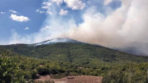 Tunceli’de örtü yangını: 2 helikopter müdahale ediyor