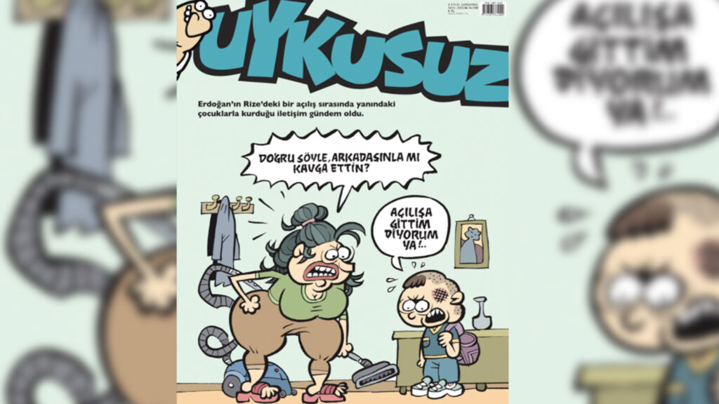Uykusuz, Erdoğan’ın kafasına vurduğu çocuğu kapağına taşıdı