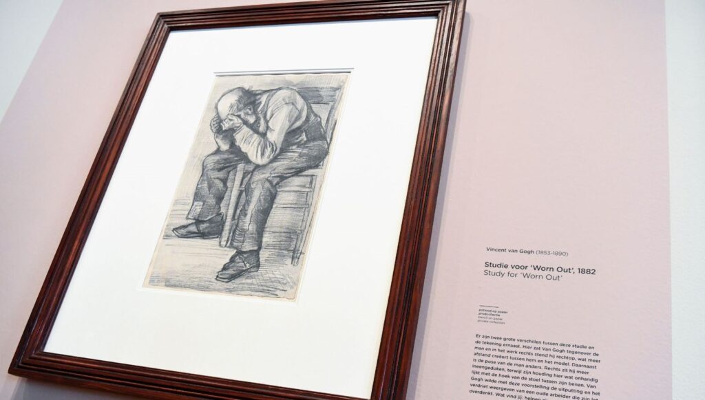 Van Gogh’un yeni keşfedilen çizimi ilk kez sergilendi
