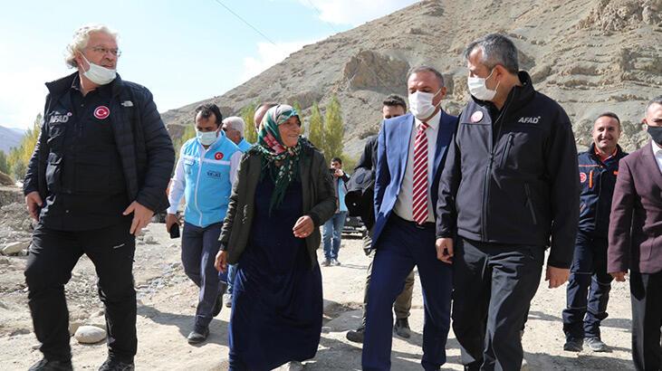 AFAD Başkanı Sezer’den Van’da sel bölgesinde inceleme