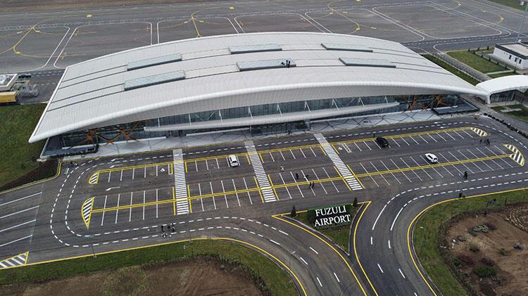Erdoğan ve Aliyev’in açılışını yapacağı Fuzuli Havalimanı 8 ayda inşa edildi