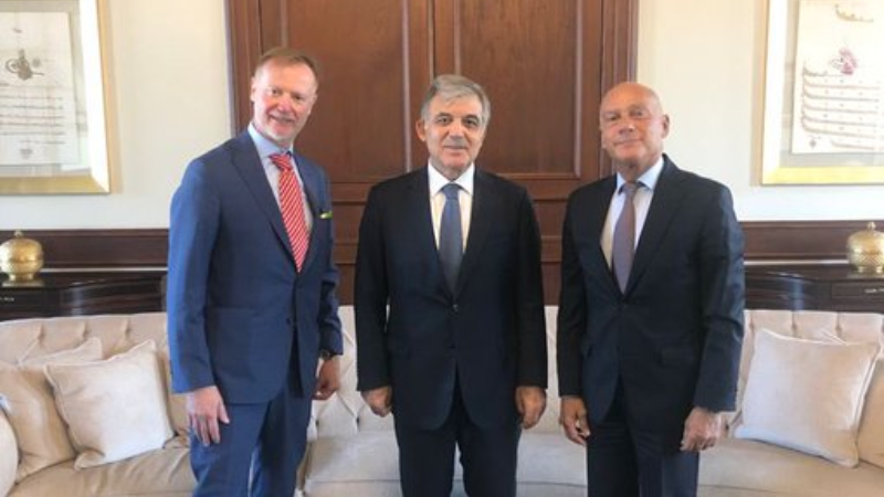 Finlandiya Büyükelçisi, Abdullah Gül ile görüştü