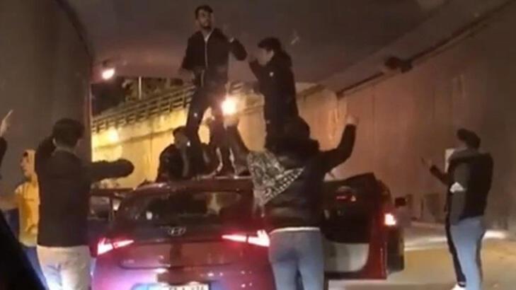 İstanbul’da tünelleri kapatarak asker eğlencesi yaptılar!