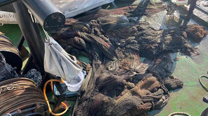 Marmara’dan 5 bin metrekare hayalet ağ çıkarıldı