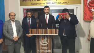Torbalı Muzaffer Hanım İlköğretim Okulu Müdürü Murat Çetin, Ülkü Ocakları ilçe başkanı oldu