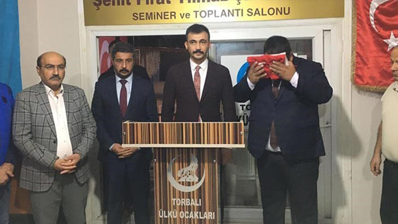 Torbalı Muzaffer Hanım İlköğretim Okulu Müdürü Murat Çetin, Ülkü Ocakları ilçe başkanı oldu