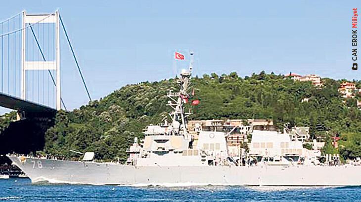 ABD 6. Filo’ya bağlı gemi İstanbul’a geldi