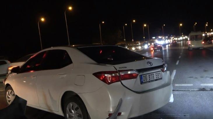 Arnavutköy’de iki otomobil çarpıştı: 2 yaralı
