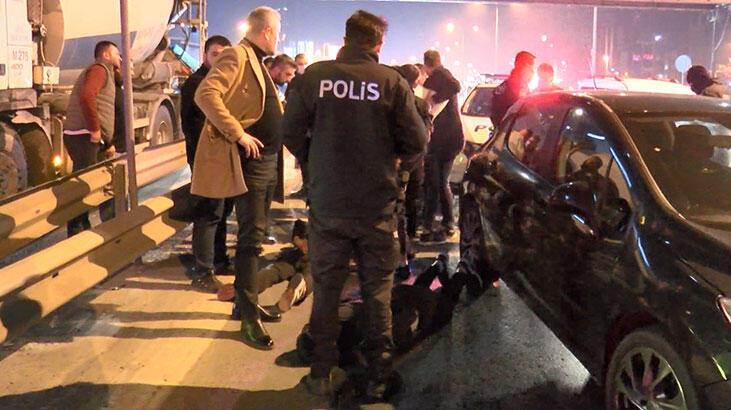 Ataşehir’de 5 şüpheli polisin takibi sonucu yakalandı
