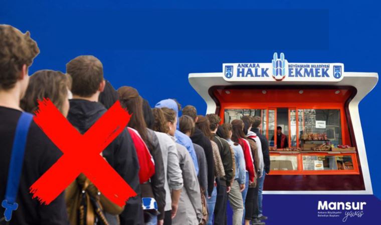 Ekmek kuyruğu Mansur Yavaş’ı harekete geçirdi