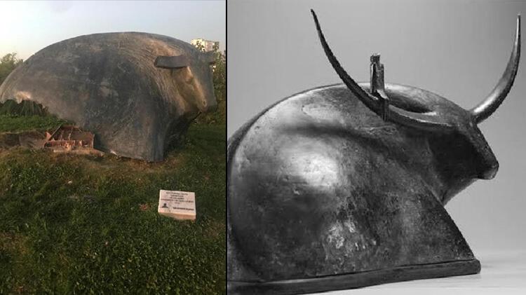 İzmir’de üç heykele saldırı