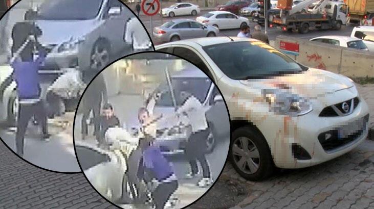 Küçükçekmece’de korku dolu anların görüntüsü ortaya çıktı
