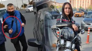 Kurye Esra’ya beyzbol sopalı saldırı girişimi! Görüntüler isyan ettirdi