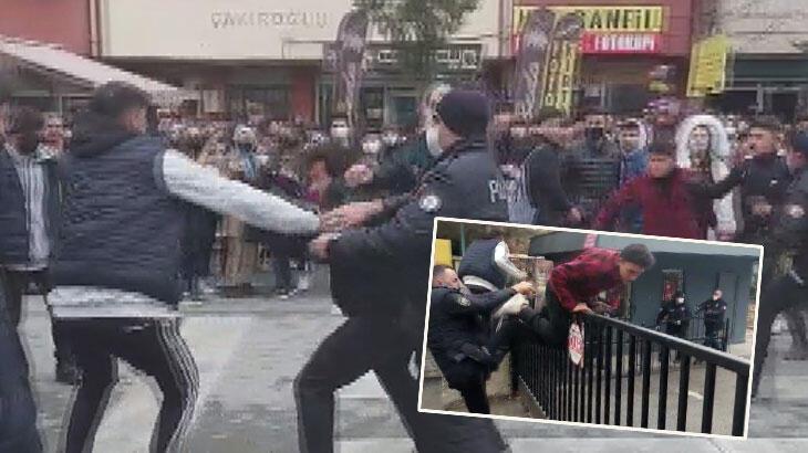 Lisede ortalık karıştı! Öğrenci kavgasına veliler de katıldı