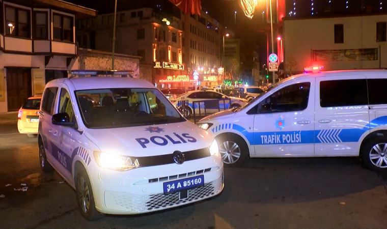Ortaköy’de hareketli gece; silahlar patladı, 1 gözaltı
