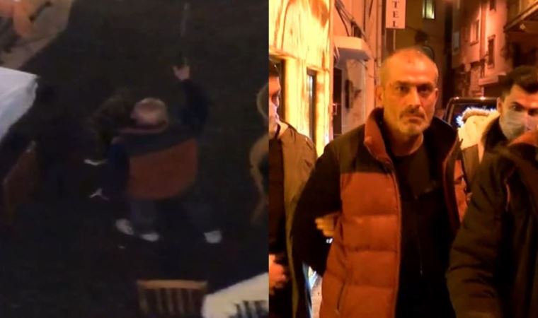 Tarihi Çiçek Pasajı’nda bir kadını rehin alarak, havaya ateş açan şüpheli gözaltına alındı