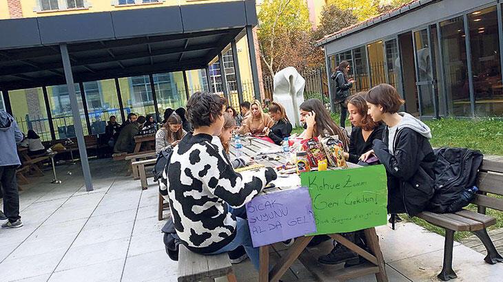 Vejetaryen yemek üniversiteye girdi