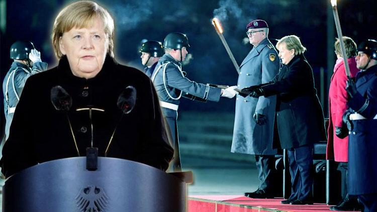 Alman ordusundan Merkel’e veda töreni