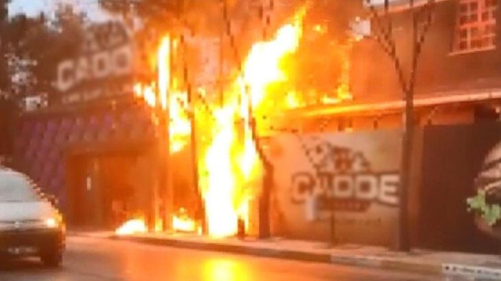 Beylikdüzü’nde restoranda yangın