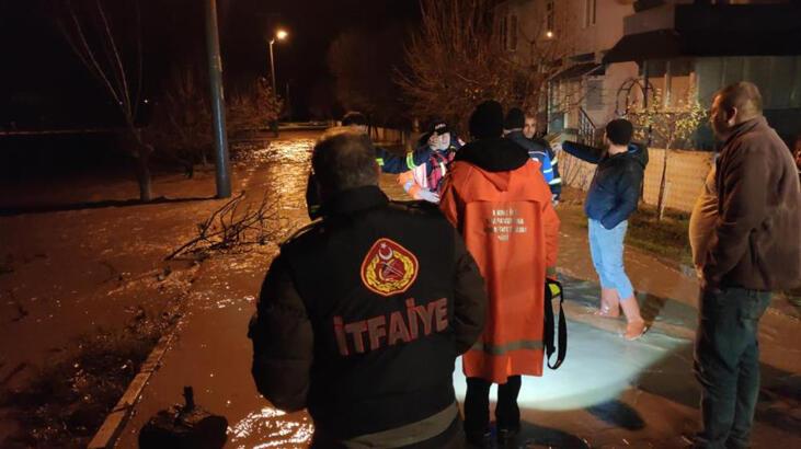 Edirne’de yağmur felaketi! 1 kişi kayıp