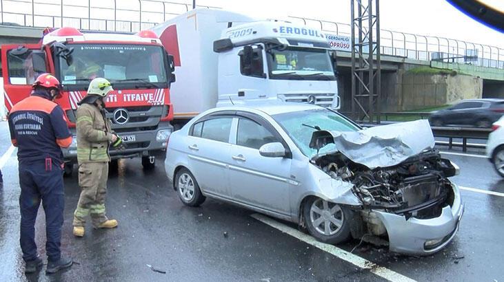 Esenyurt’ta 2 kişi yaralandı, kazaya neden olan TIR sürücüsü kaçtı