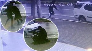 Evi terk eden karısını 230 kilometre takip edip sokak ortasında bıçakladı