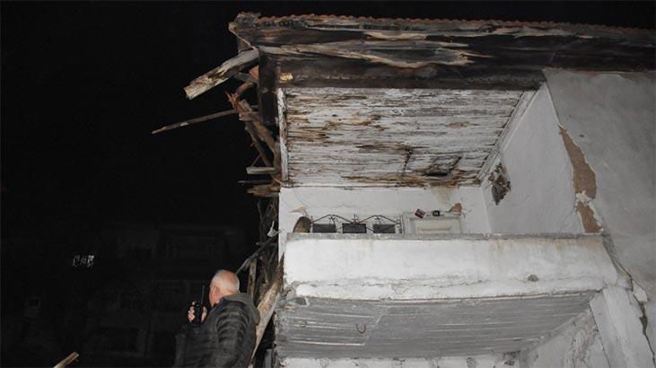 Kırıkkale’de 2 katlı metruk bina çöktü