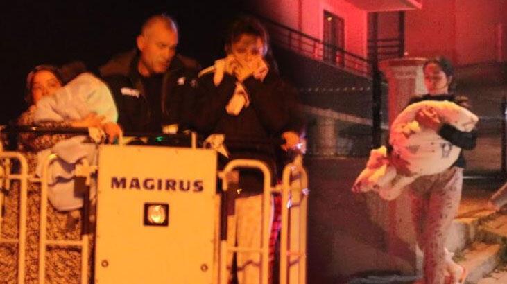 Kocaeli’nde yangın paniği! Mahsur kalan 2’si bebek 14 kişi kurtarıldı