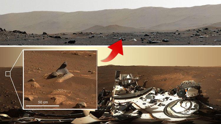 Mars’ta keşif aracının kaydettiği inanılmaz görüntü..