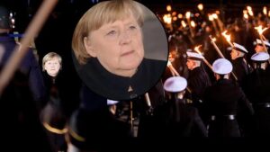 Merkel’in veda gecesinde dikkat çeken şarkılar! Gözyaşlarını tutamadı…