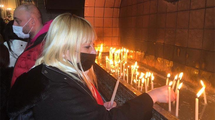 Saint Antuan Kilisesi’nde Noel ayini yapıldı
