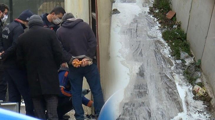 Sancaktepe’de ‘beyaz madde’ paniği! ‘8 tonluk sızıntı oldu’